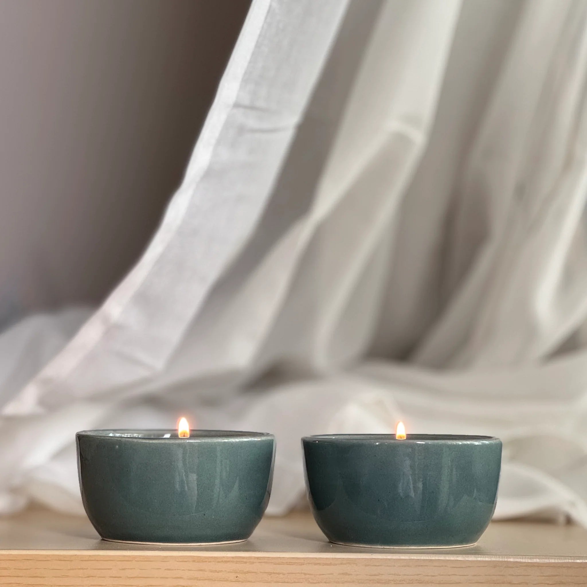GLOW NEST TEA LIGHT HOLDERS | SET OF 2 - ceramics - LIVINGCLAY
