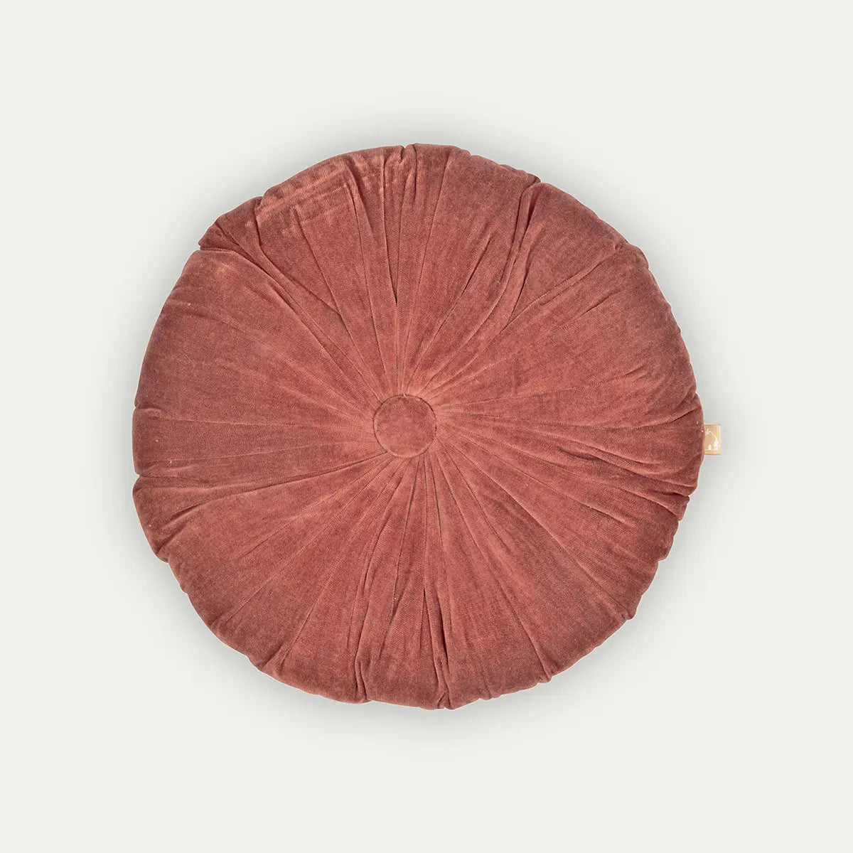 CUDDLE RHUBARB VELVET ROUND CUSHION