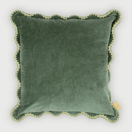 MIRAGE SCALLOP EUCALYPTUS CUSHION COVER