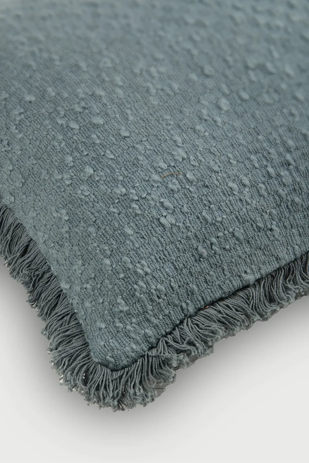 REED AZURE SLUB CUSHION COVER