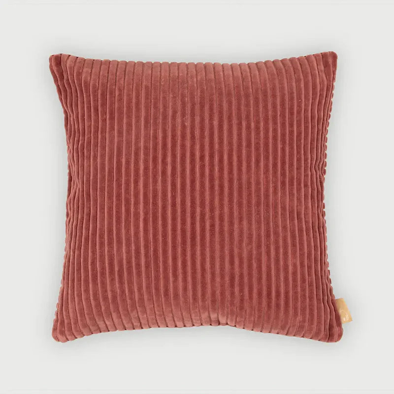 LUNA RHUBARB VELVET CUSHION COVER