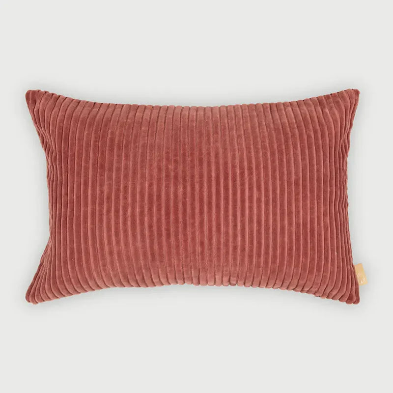 LUNA RHUBARB VELVET CUSHION COVER