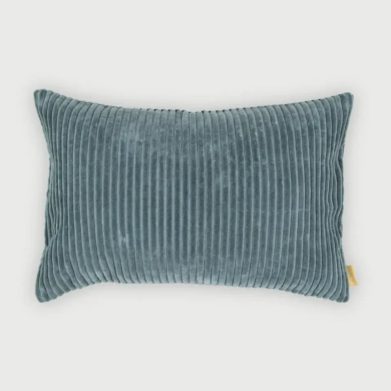 LUNA TEAL VELVET CUSHION COVER