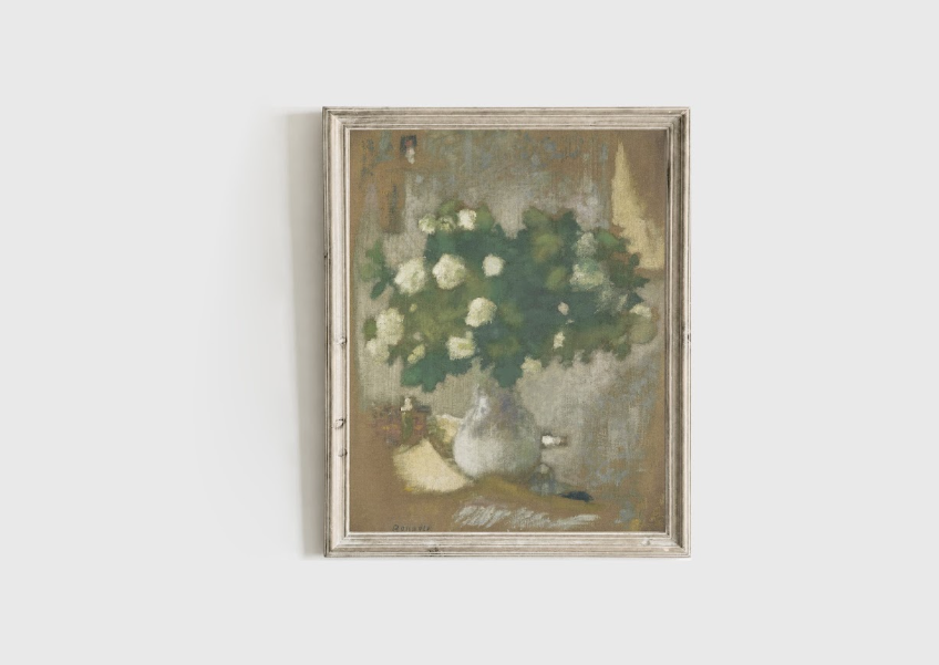 HYDRANGEAS IN A VASE