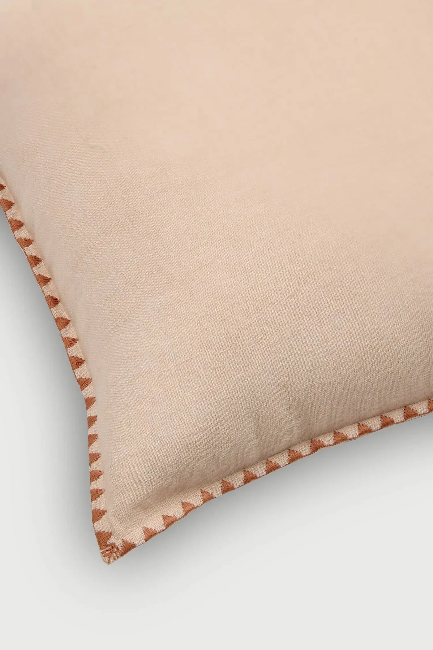 MIRAGE SOFT PINK LINEN CUSHION COVER