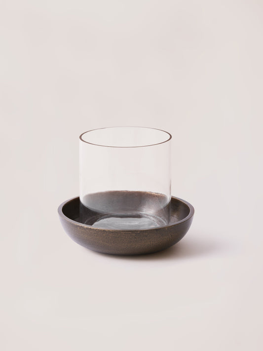 Umbra Aluminium and Glass Lantern - Fleck
