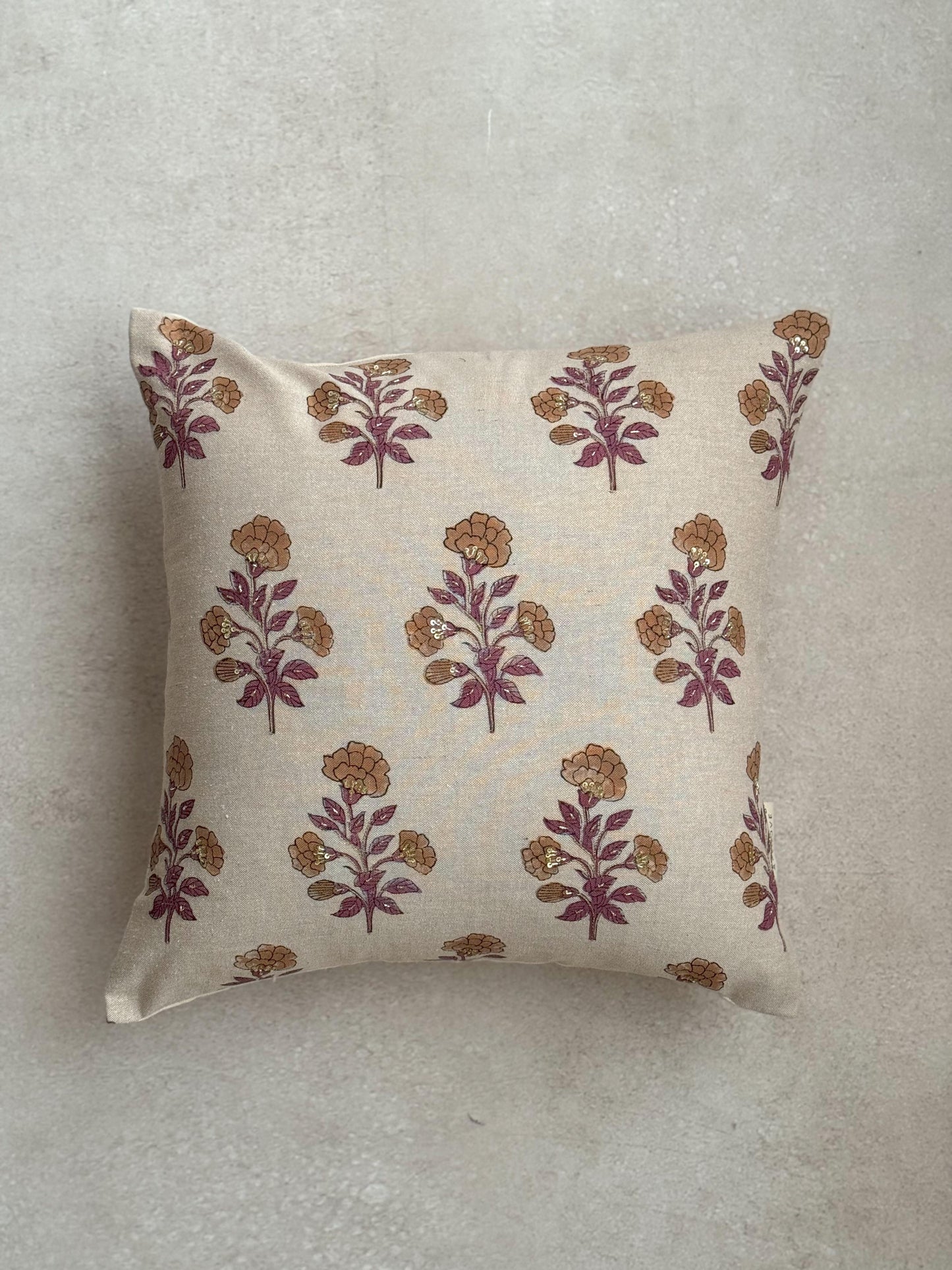 AMANI BLOCKPRINT CUSHION