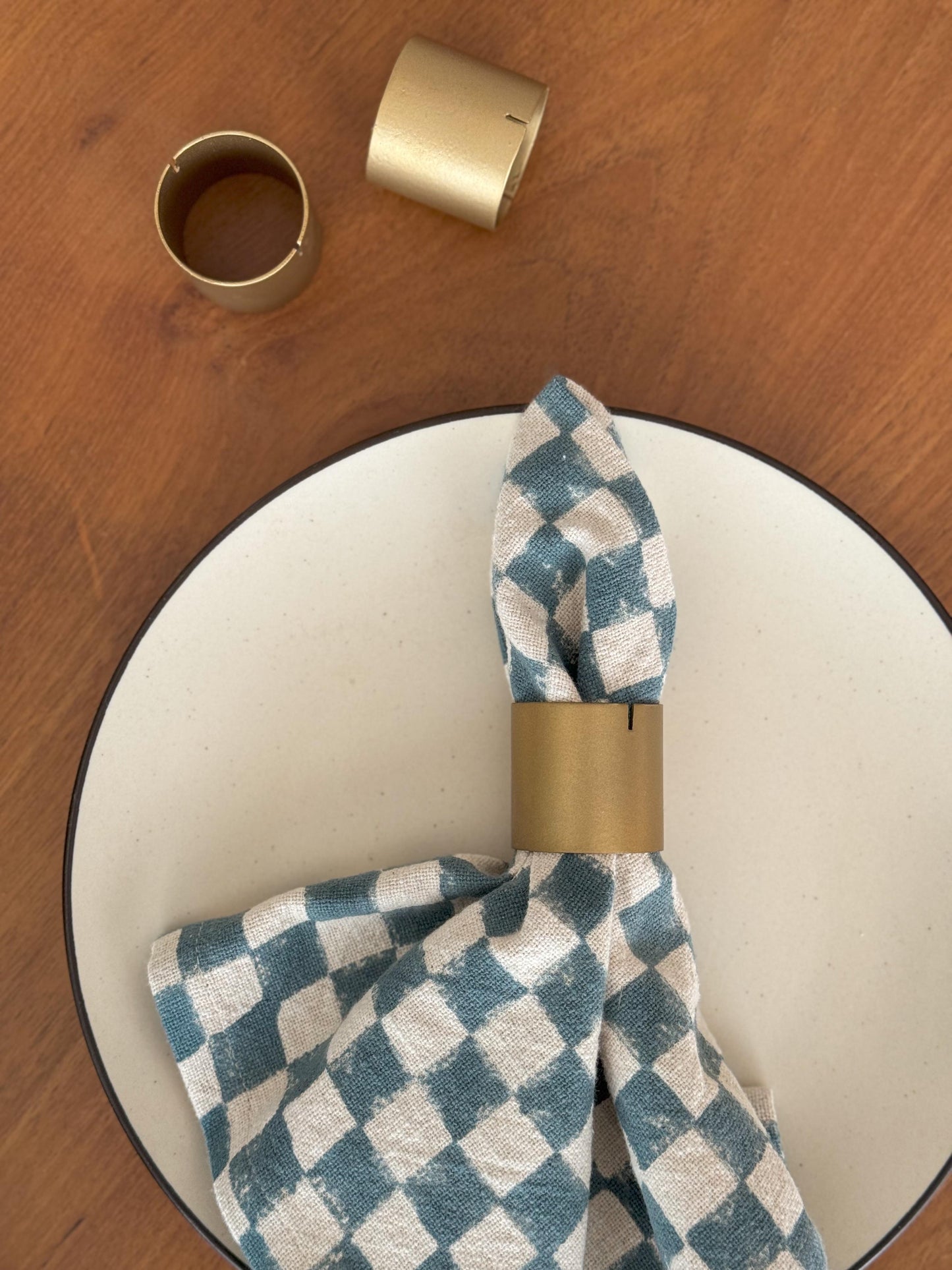 NAPKIN RINGS GOLD