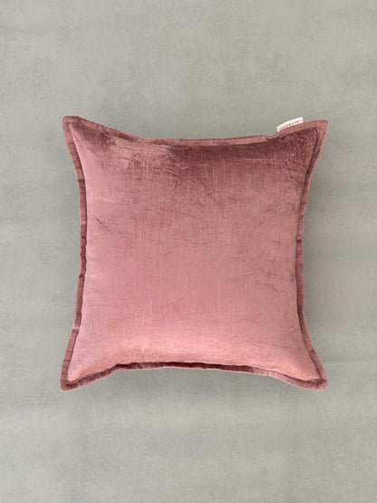 ALANA VELVET CUSHION in PINK - velvet cushion cover - ALTROVE