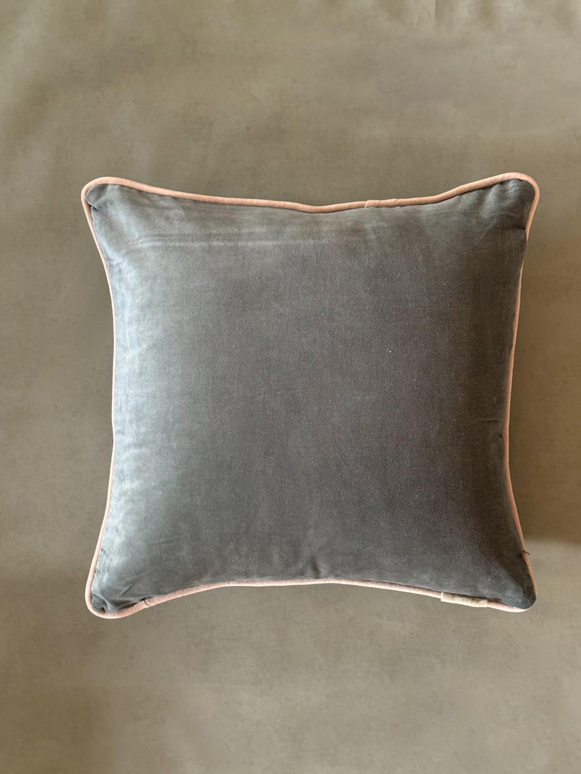 LILA VELVET CUSHION in BLUE - velvet cushion cover - ALTROVE 