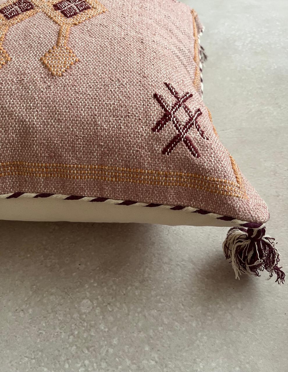 Square Cushion Cover with Tassels