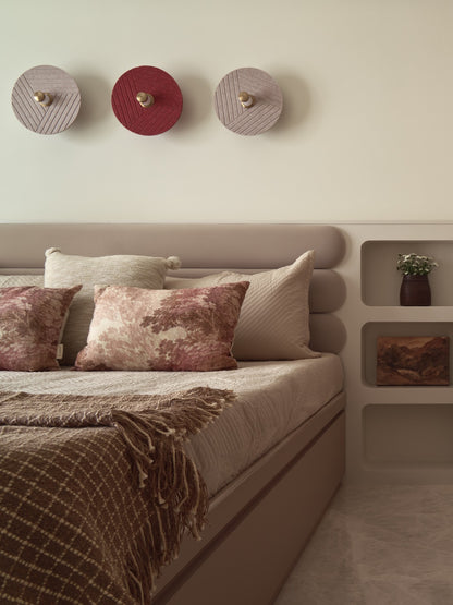 IVY CUSHION in BROWN- styled- ALTROVE