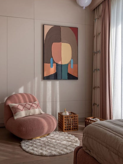 ABDEL CUSHION in PINK - styled - ALTROVE