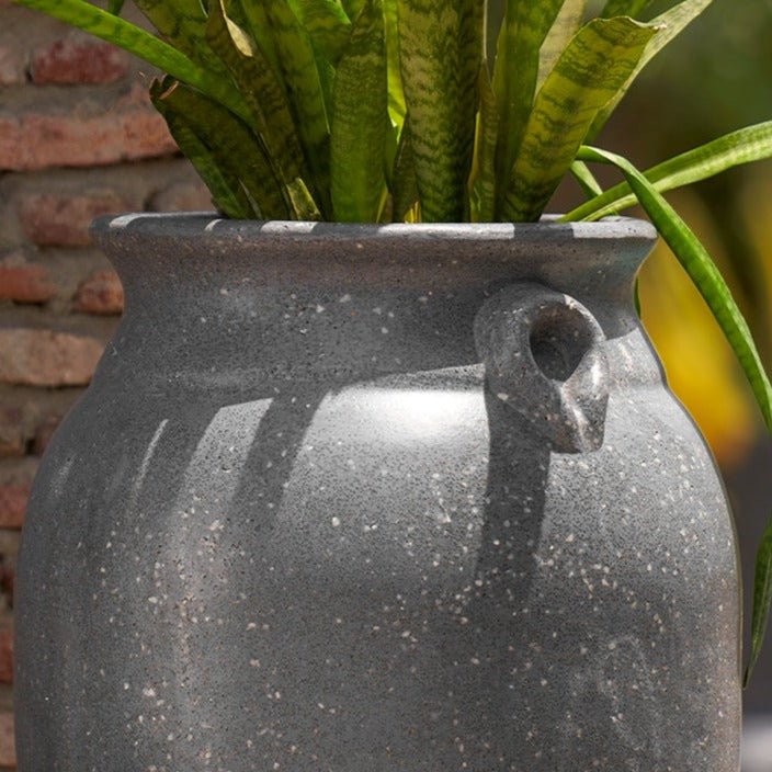 Amalfi Planter - Dark Grey - Ripples Home