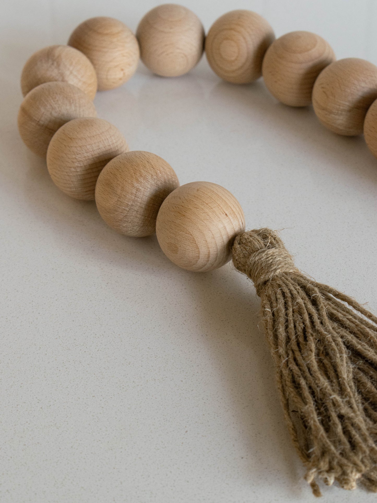 GRANDE WOOD BEAD GARLAND