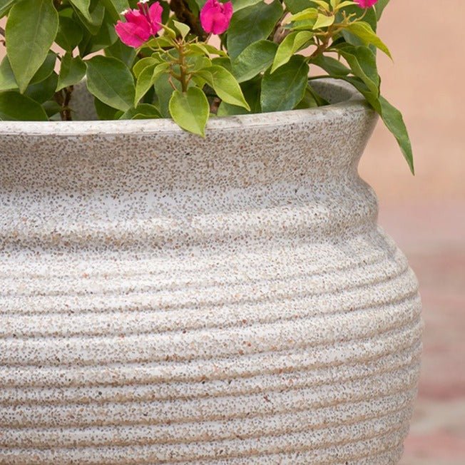 Capri Planter - Light Grey - Ripples Home