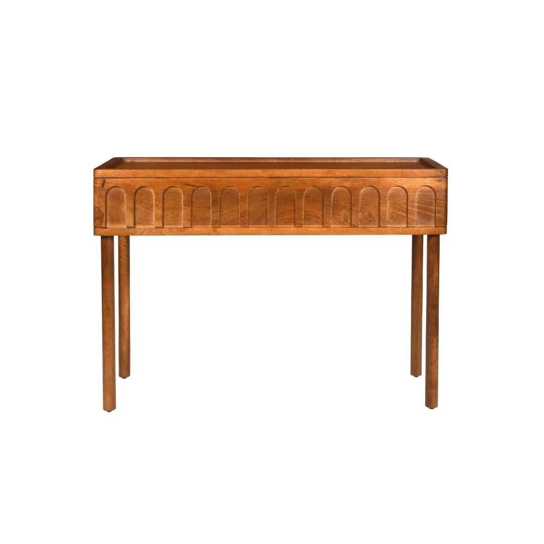 Dome Mango Wood Console Table