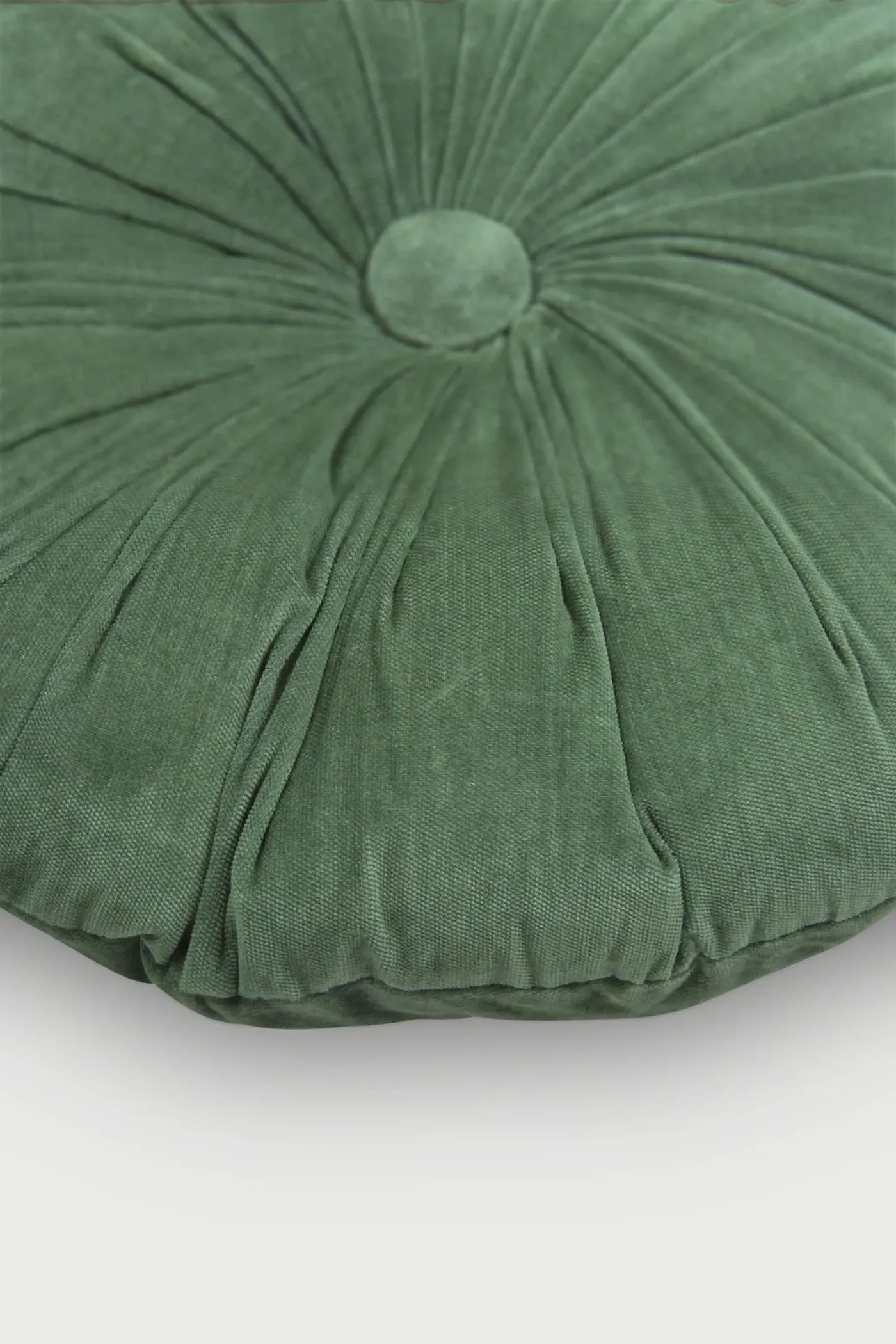 CUDDLE EUCALYPTUS VELVET ROUND CUSHION