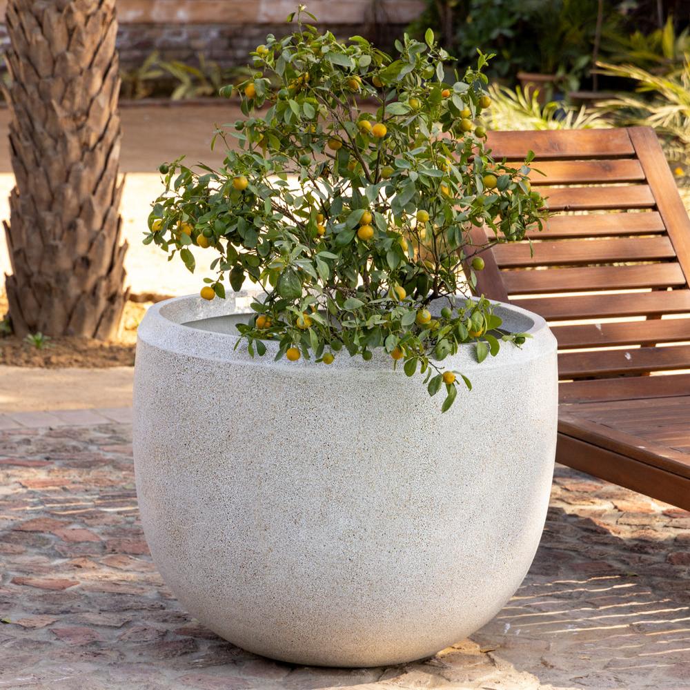 Florence Planter Large - Light Grey - Ripples Home