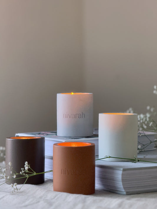 PACK OF 4 SCENTED CANDLES