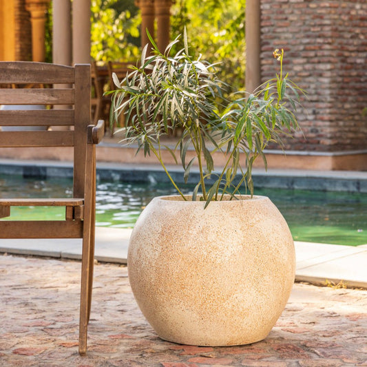 Theo Planter - Beige - Ripples Home