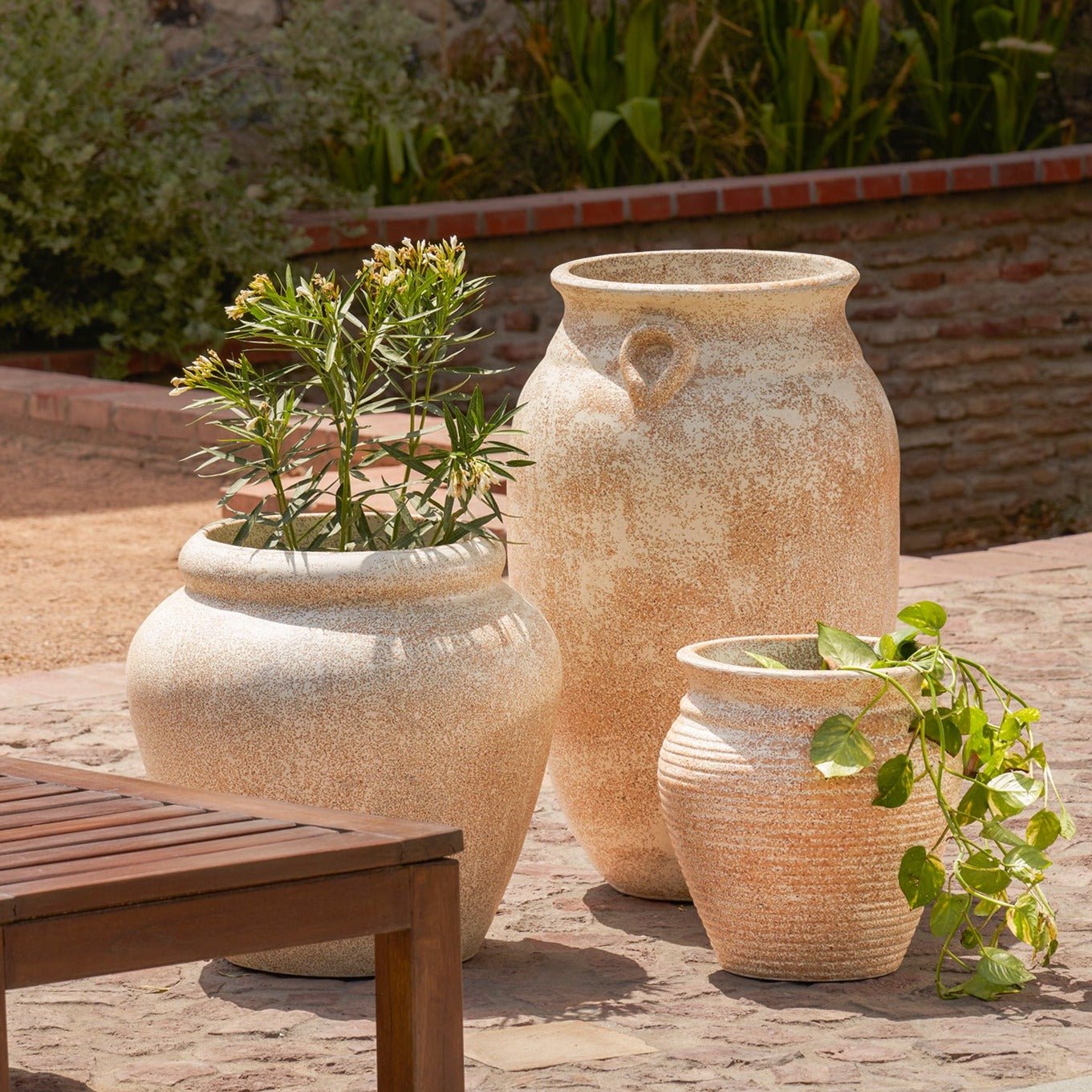 Tuscany Planter - Beige - Ripples Home