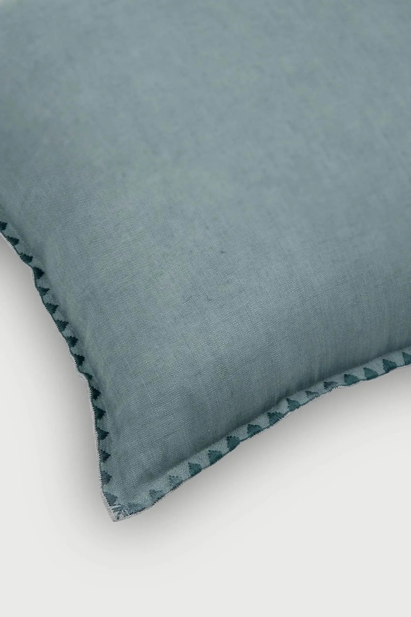 MIRAGE BABY BLUE LINEN CUSHION COVER