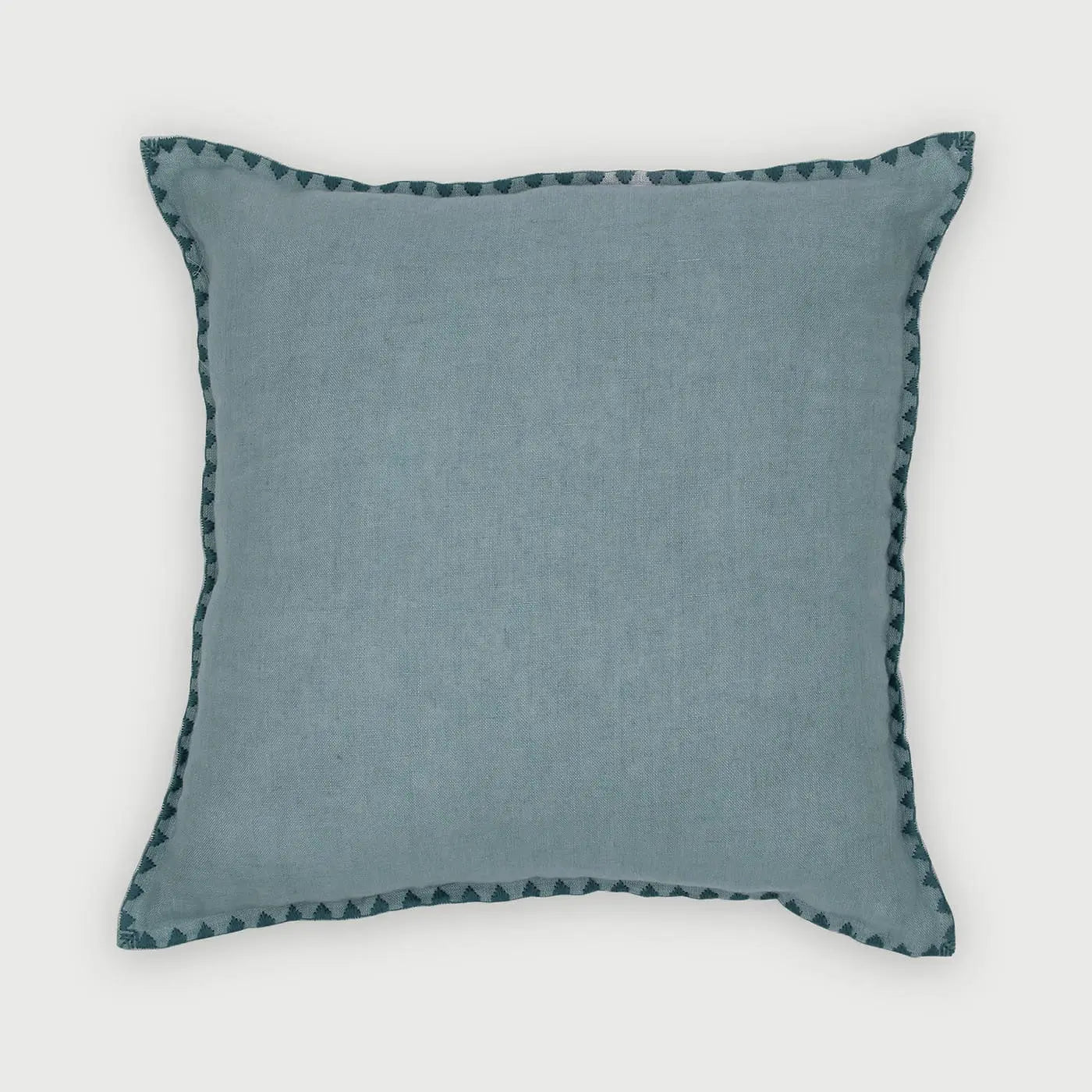 MIRAGE BABY BLUE LINEN CUSHION COVER