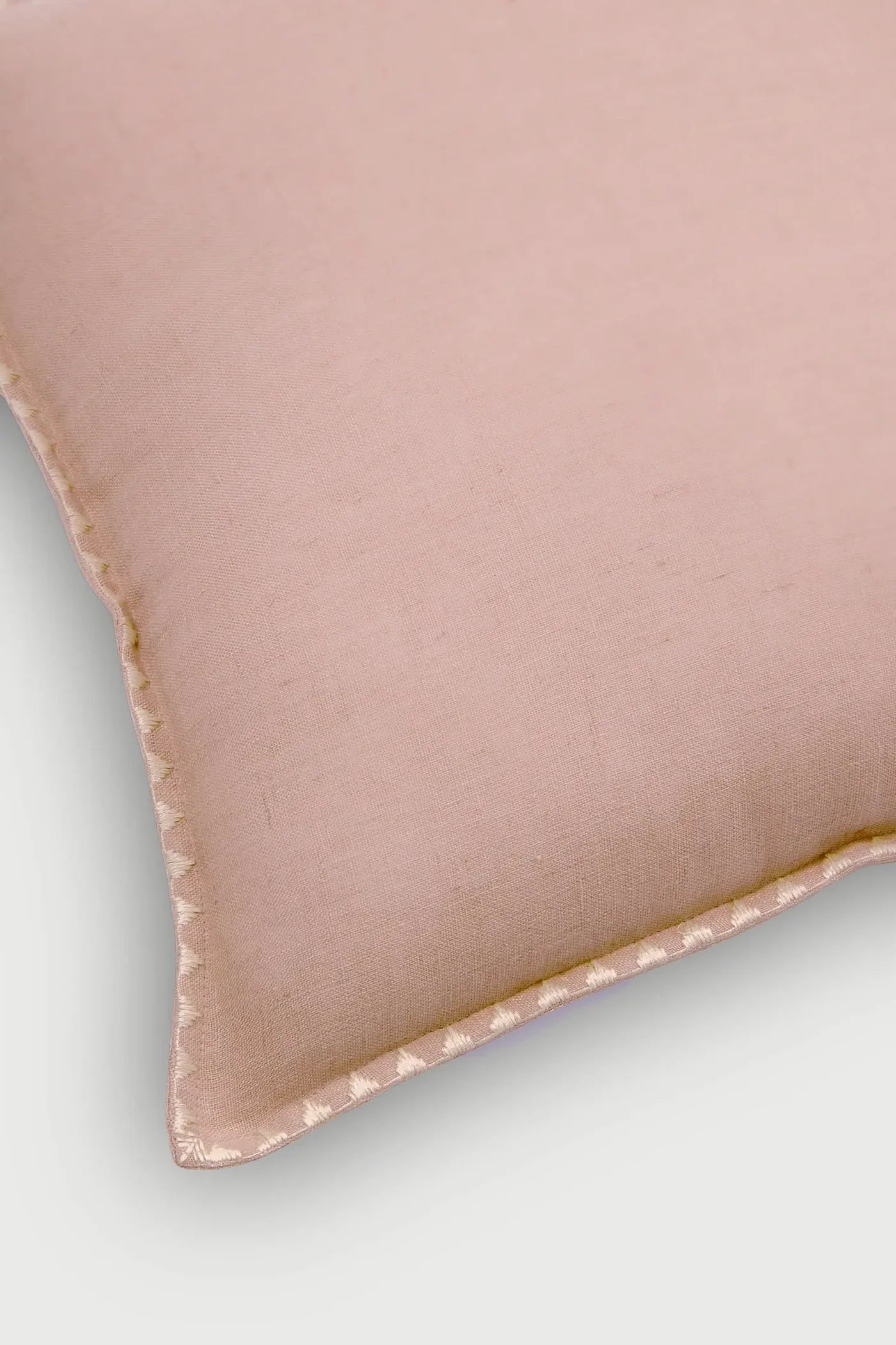 MIRAGE ROSE PINK LINEN CUSHION COVER
