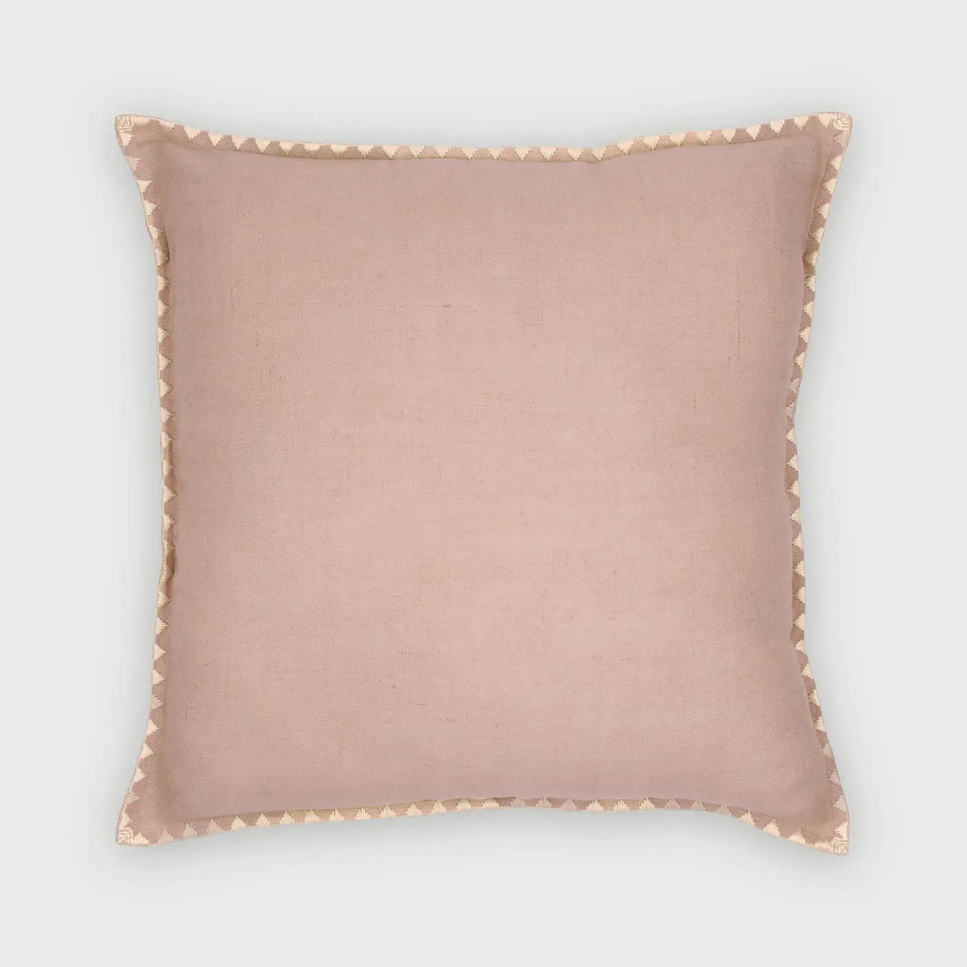 MIRAGE ROSE PINK LINEN CUSHION COVER