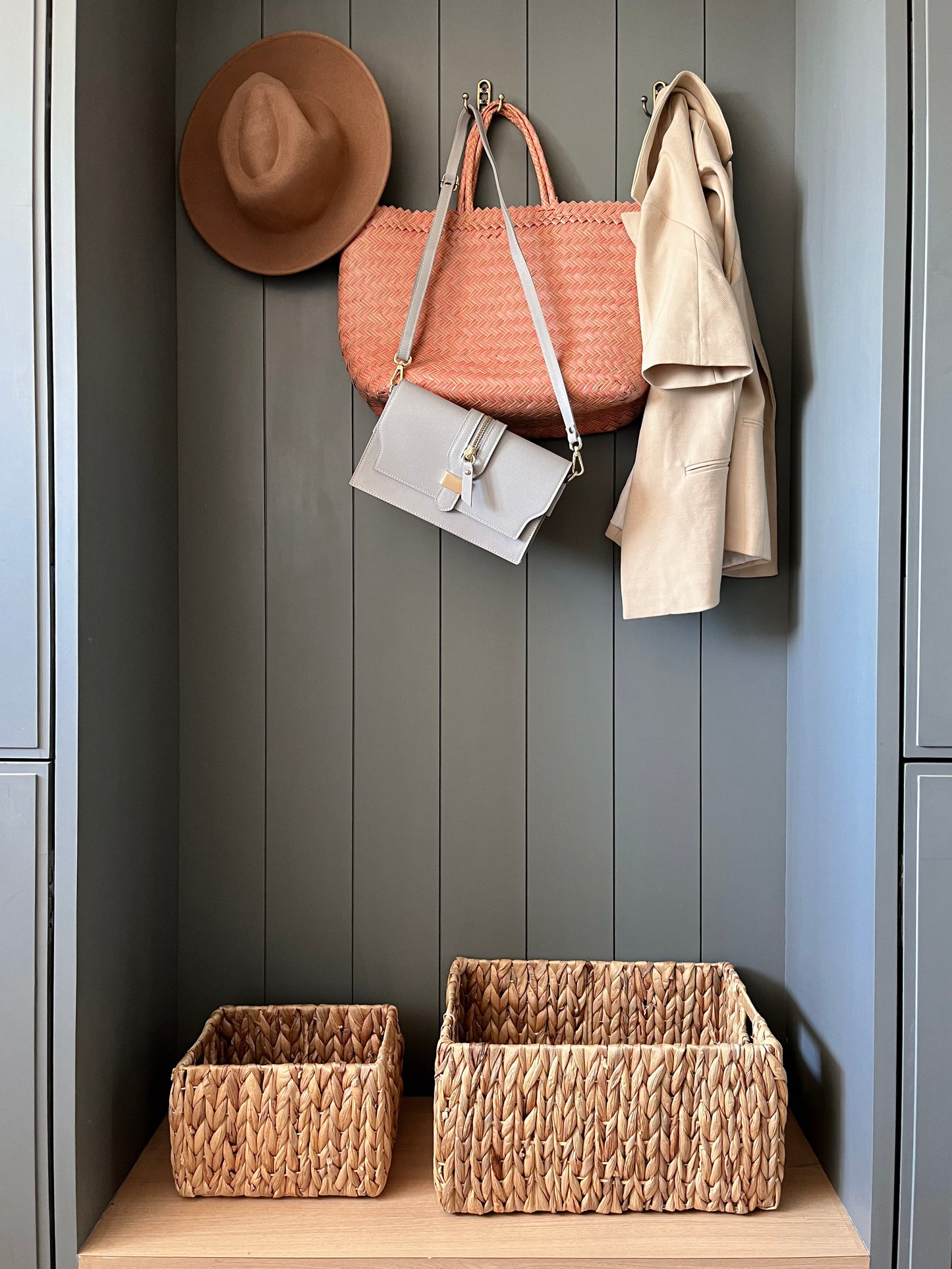 WATER HYACINTH STORAGE BASKET