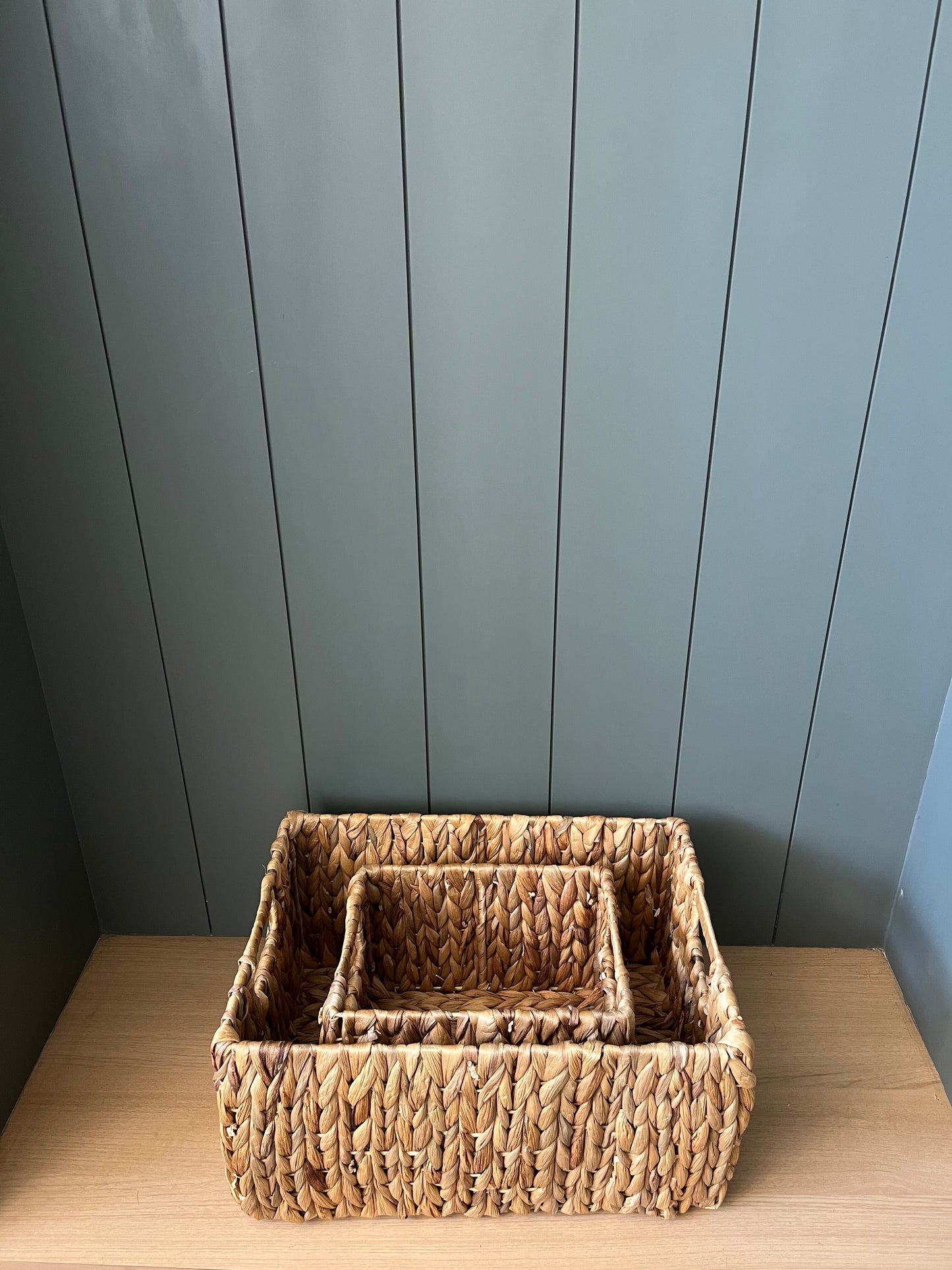 WATER HYACINTH STORAGE BASKET