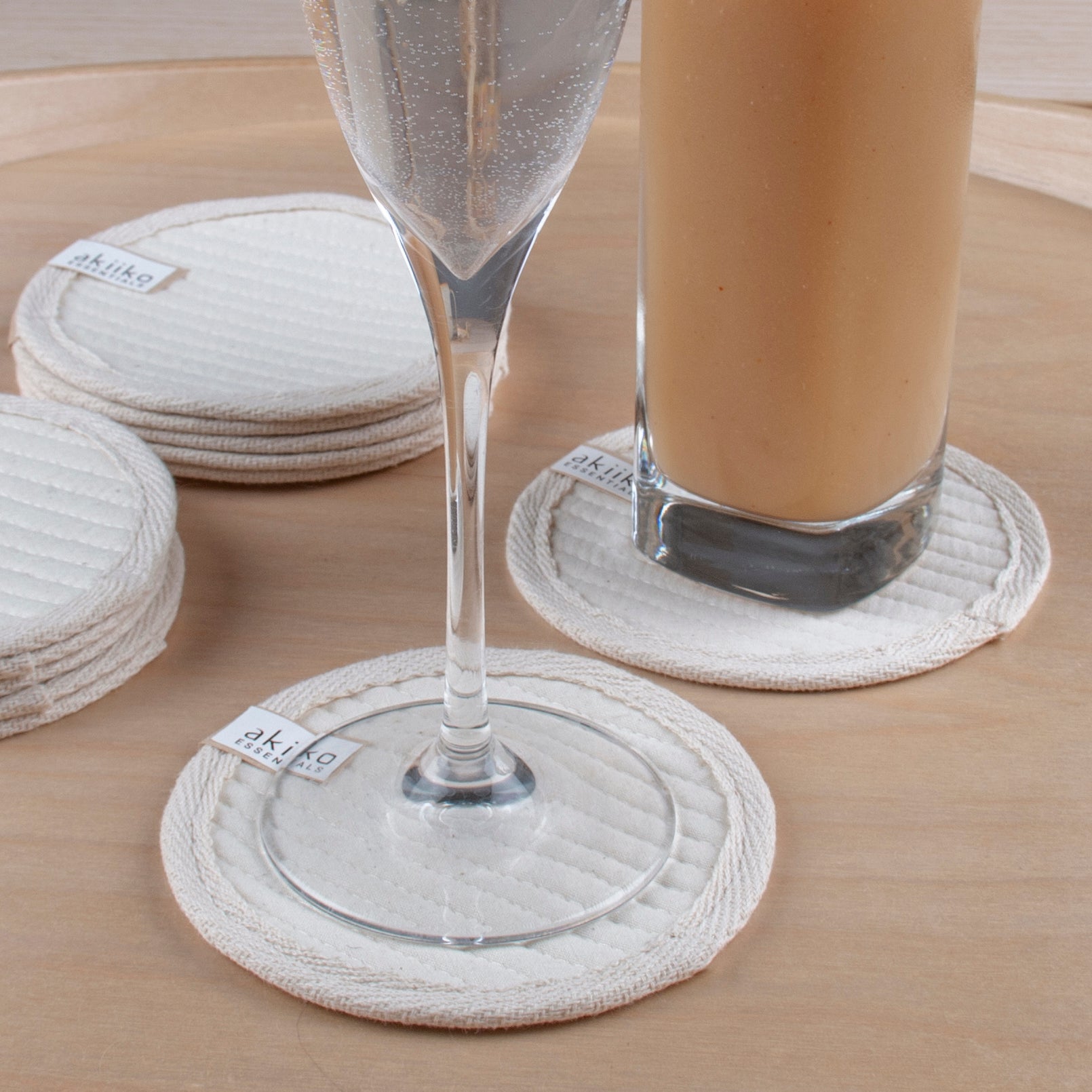 Circle Stripe Coasters