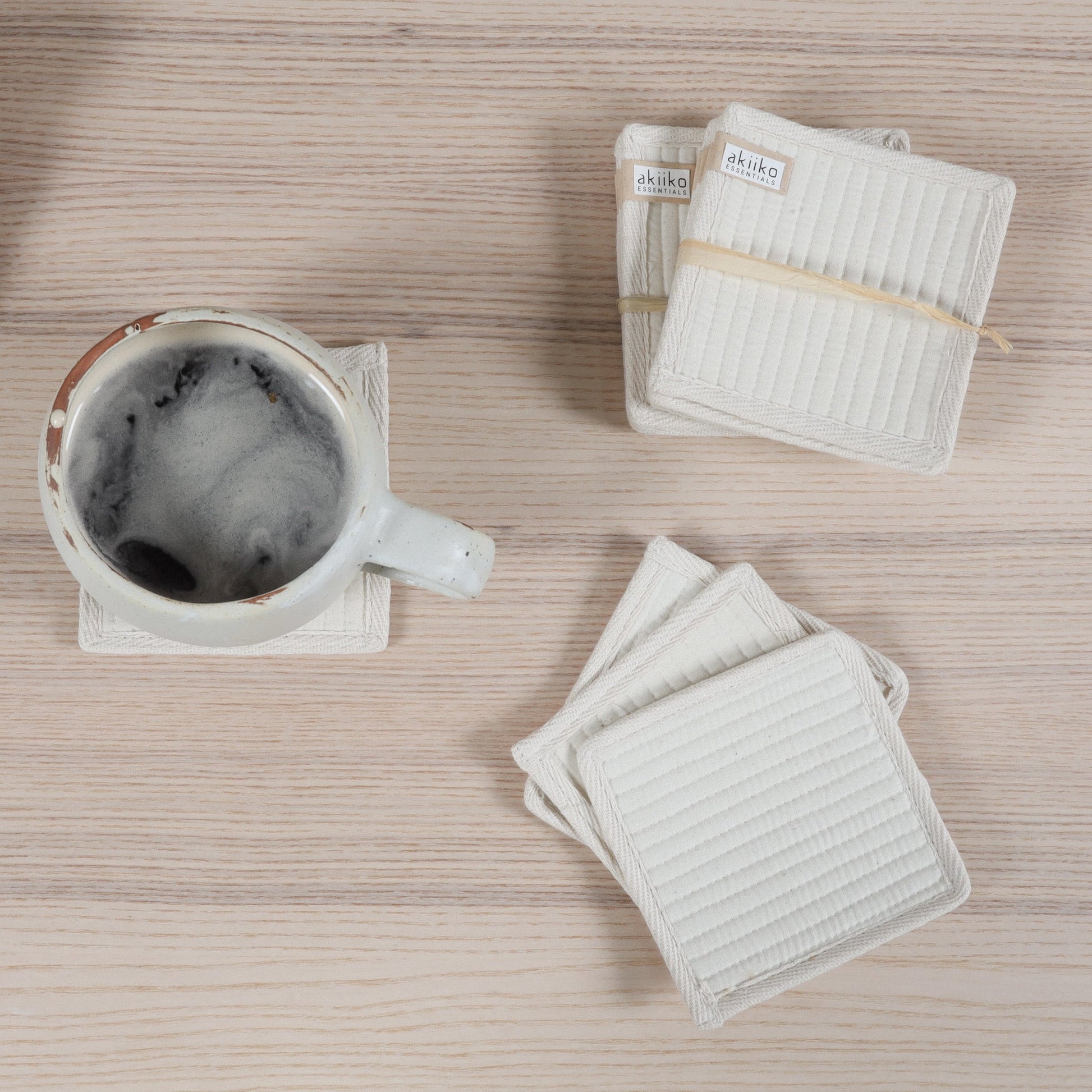 Square Stripe Coasters