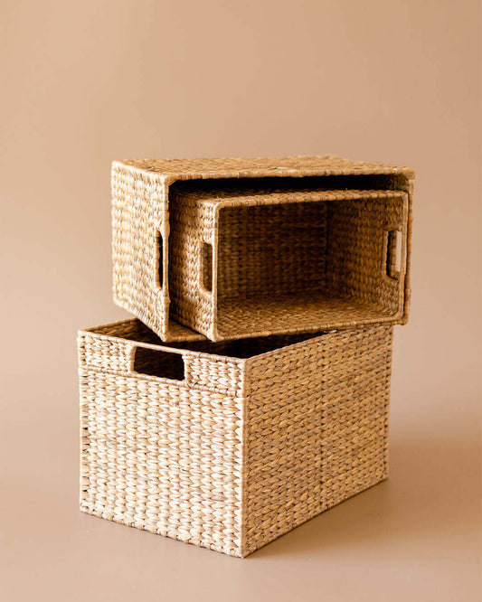 Handmade rattan basket by Kolus Online