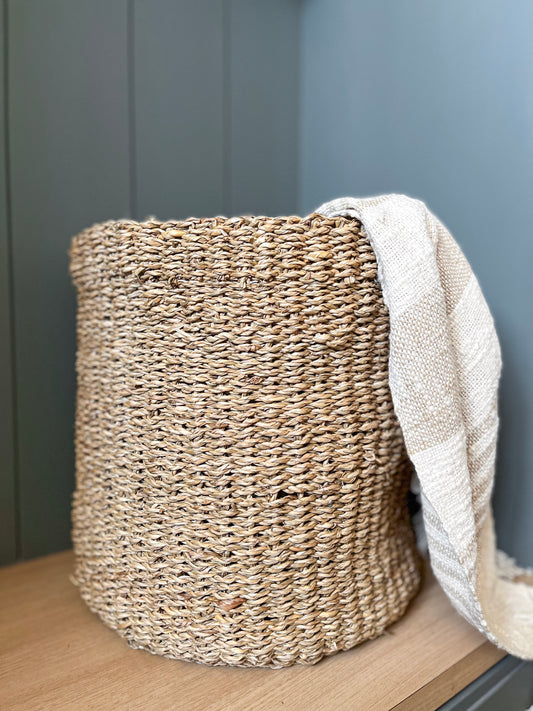 SEAGRASS STORAGE PLANTER BASKET