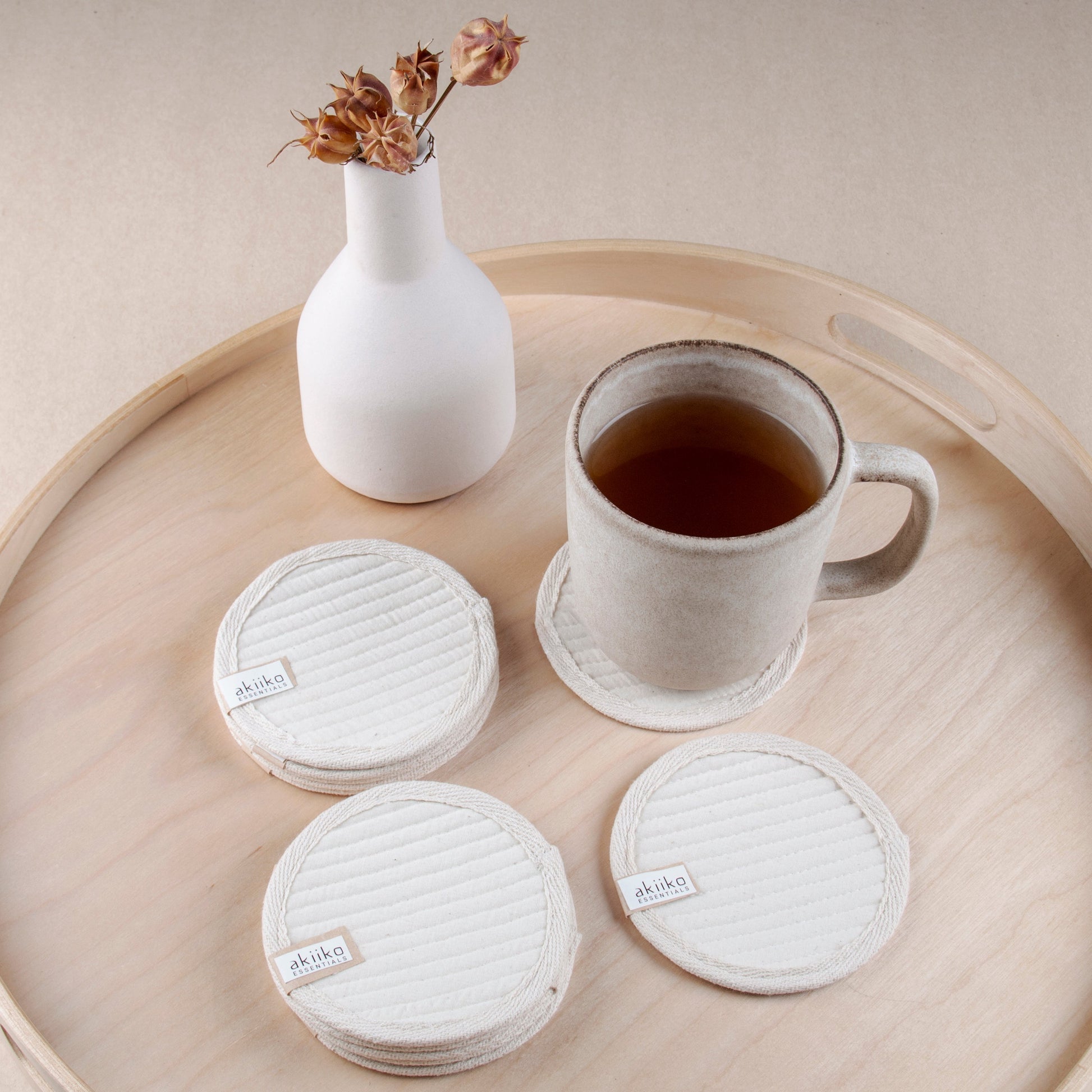 Circle Stripe Coasters