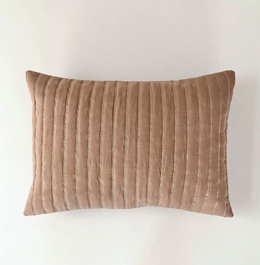 Eden Striped Spice Oblong Cushion Cover