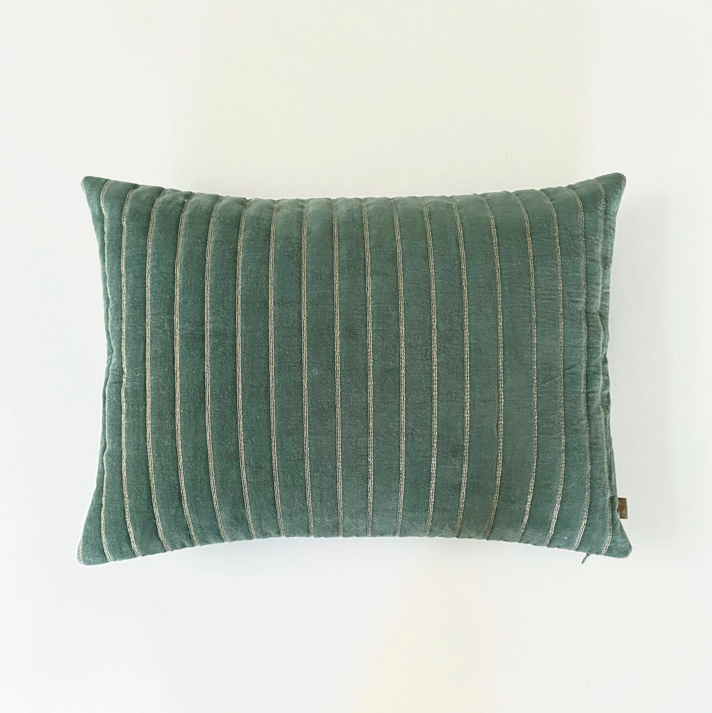 Eden Striped Eucalyptus Oblong Cushion Cover