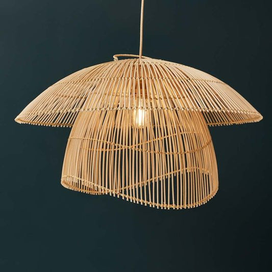 Rattan Inverted Lampshade
