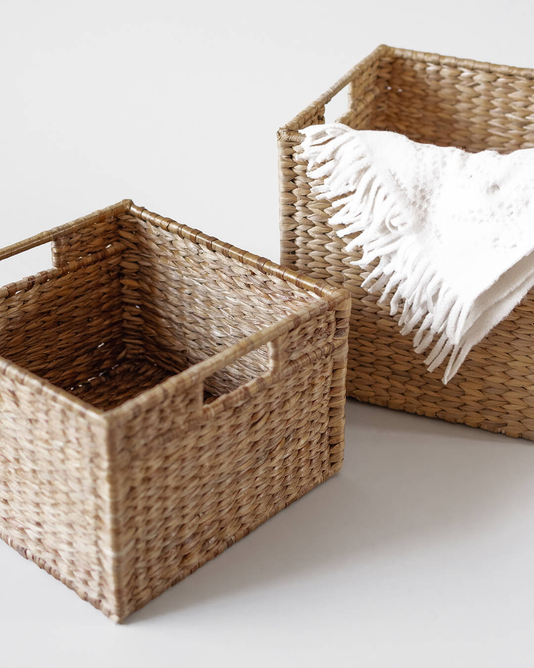Wicker laundary basket by Kolus Home