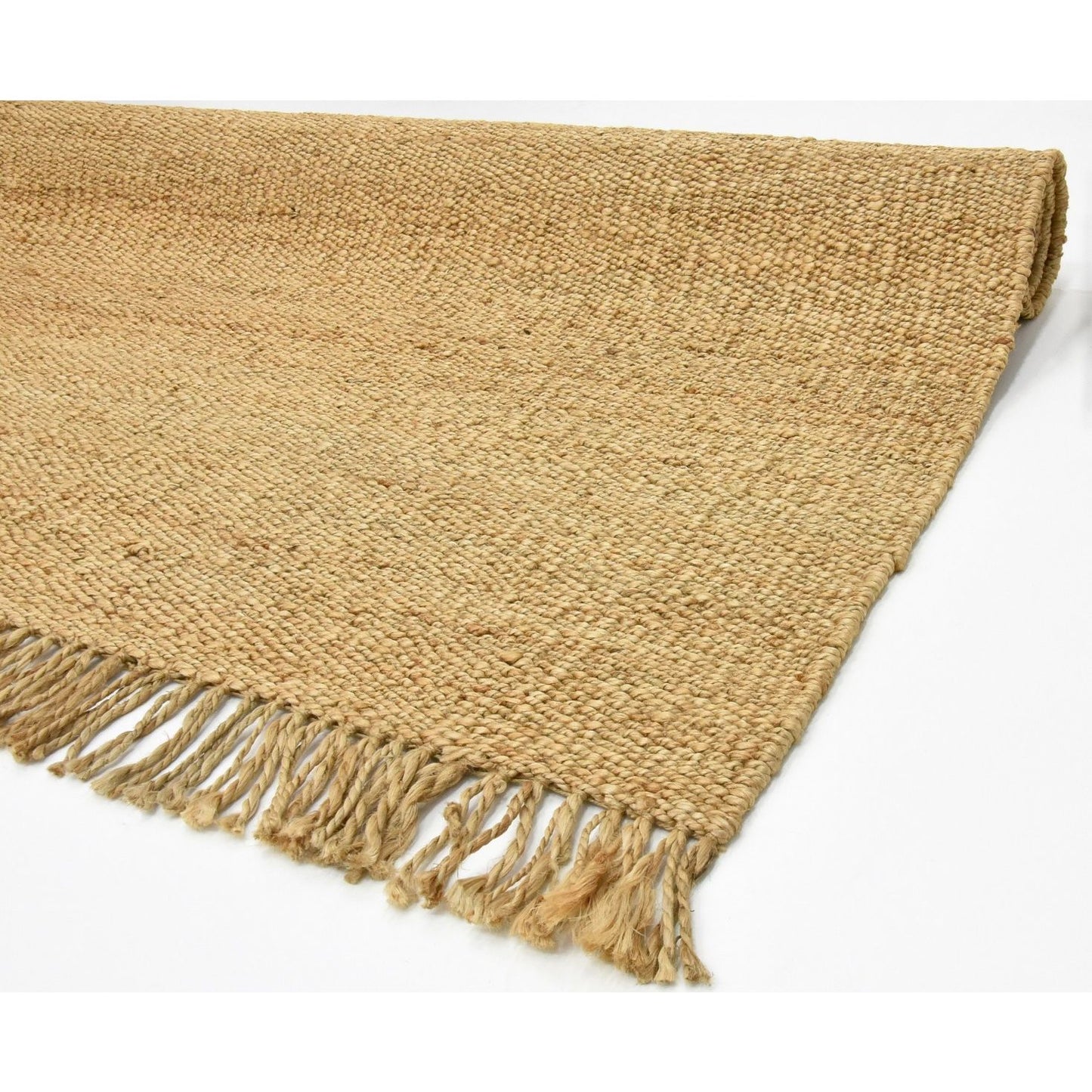 HAND WOVEN NATURAL JUTE RUG