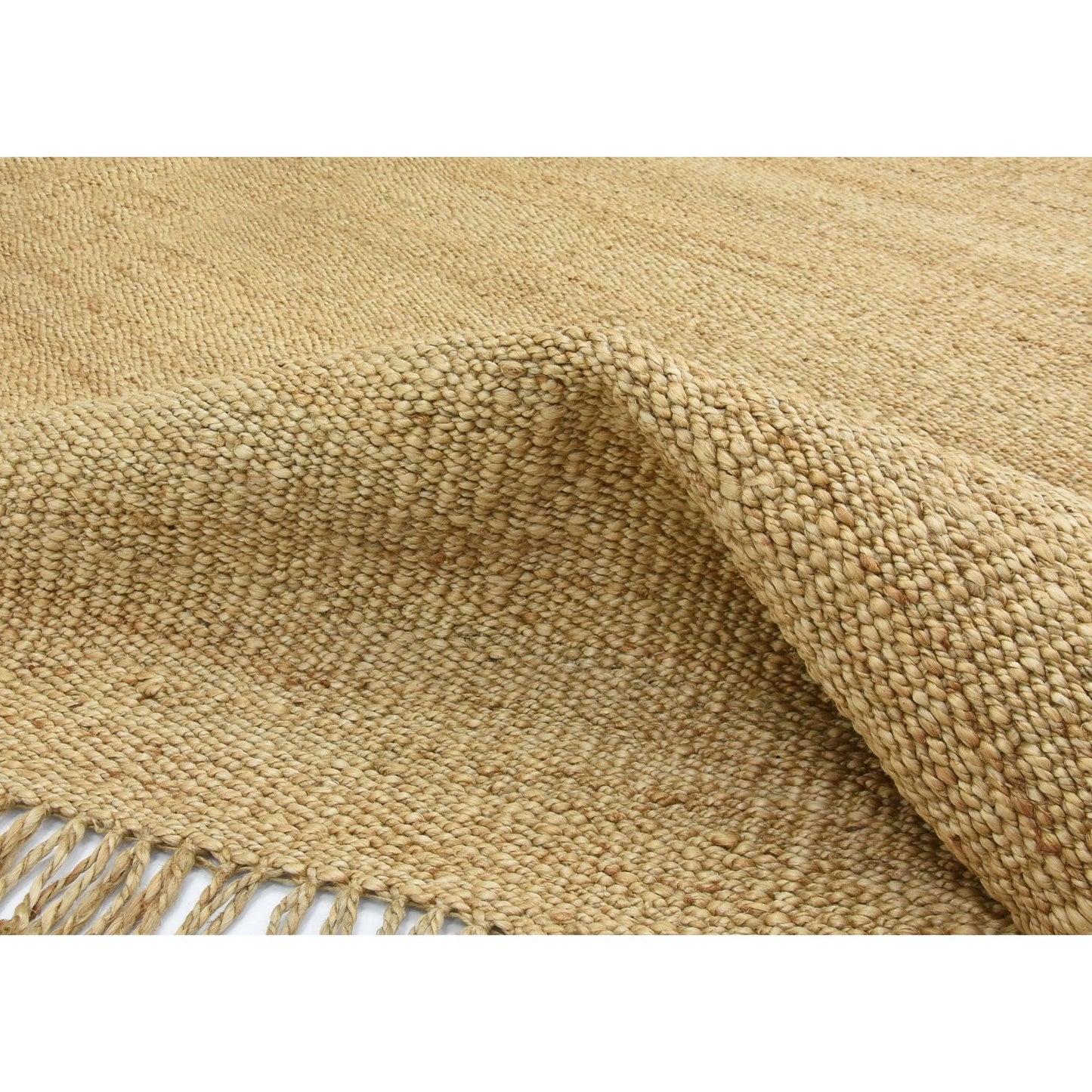 HAND WOVEN NATURAL JUTE RUG