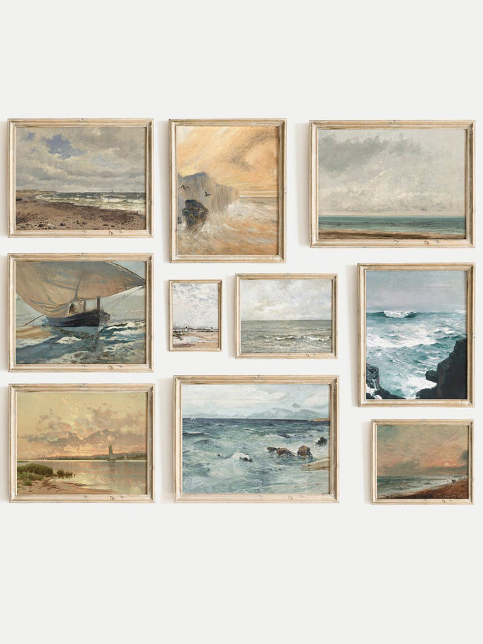 SEASCAPE GALLERY - SET OF 10