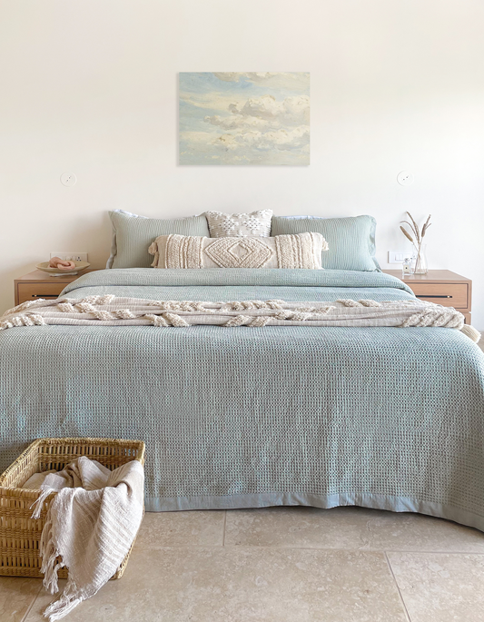 WESLEY WAFFLE BEDDING SET